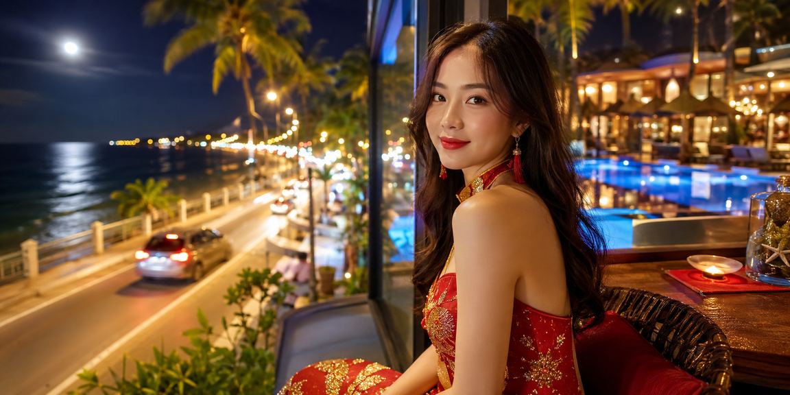Người hâm mộ Phan Thiết xem lịch bóng đá trên điện thoại tại quán cà phê