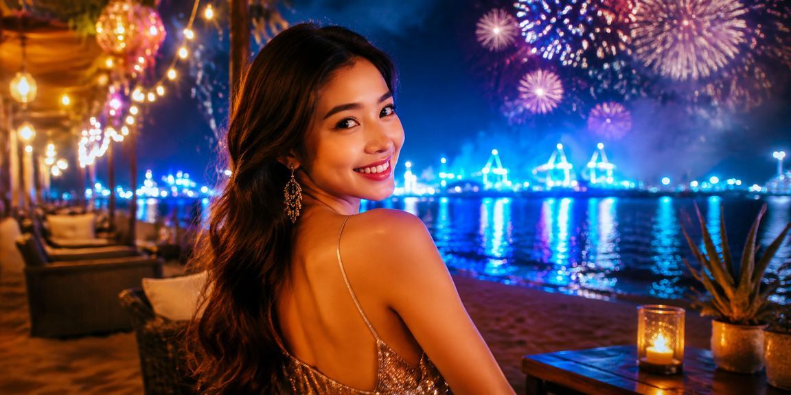 Người dùng xem thông tin khuyến mãi 155 trong bối cảnh cà phê tại Vũng Tàu
